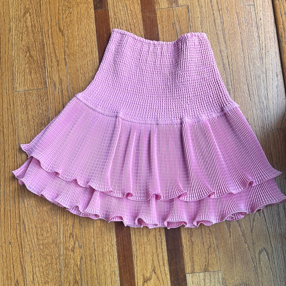 Keepsake Pink Ruffled Women's Skirt Size XS NWOT